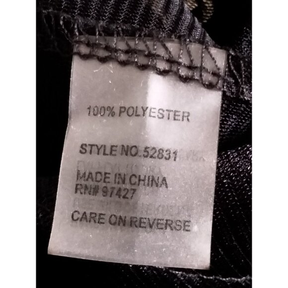 Dolce Cabo Size Medium Jacket Sheer Mesh Floral Black Flower Accents Zip Front - Picture 8 of 8